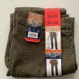NWT Weatherproof  flex utility pant Size 34/30